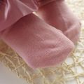 Baby / Toddler Girl Bow Decor Silk Design Stretchy Solid Socks  Pink