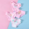 4-Pack Baby / Toddler Cute Pink Rabbit Underwear Light Pink