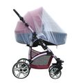 Carro de bebê mosquiteiro cobertura completa bebê universal aumento carrinho de criptografia guarda-chuva carrinho carrinho de rede anti-mosquito Branco image 3