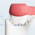 nuovo spazzolino da denti per bambini con testina in silicone alimentare a forma di U, spazzolino manuale strumenti per la pulizia orale per bambini che allenano i denti per pulire tutta la bocca spazzolino da denti per bambini di 2-6 anni Rosa Chiaro image 2