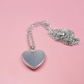 Einhorn Halskette Herz Anhänger Schmuck für Mädchen Hell rosa image 3