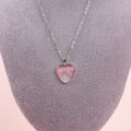 Unicorn Necklace Heart Pendant Jewelry for Girls Light Red image 5