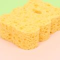 Baby Shower Bath Sponge Cute Shapes Bath Sponges Bath Time for Infants Newborns Toddlers Kids Orange