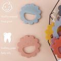 Silicone Lion Baby Teether Toy Chew Toys for Massage Gums Sensory Exploration Light Pink