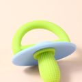 Silicone Baby Teether Toy Cactus Shape Infant Teething Toy Pacifiers Soothe Babies Sore Gums Light Blue