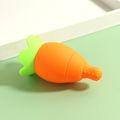 Carrot Shaped Silicone Teether Baby Toddler Soothing Pacifier Teether Chew Relief Teething Toy Orange image 3