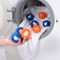 كرة الغسيل السحرية مزيل الشعر ، غسالة تنظيف الكرة ، أداة تنظيف الملابس البرتقالي image 2