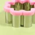 Cookie Cutters Shapes Baking Toonls Stainless Steel Molds Cutters for Kitchen Baking Light Pink image 5