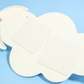 Ganchos adesivos de nuvem de desenhos animados ganchos pegajosos montados na parede para chapéu chave toalha de roupão de banho Branco image 2