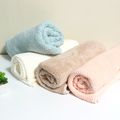 morbido asciugamano da bagno per la casa in pile corallo asciugamano super assorbente accappatoio coperta da bagno 27,56x55,12 pollici Rosa image 3