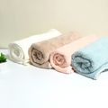 Soft Household Bath Towel Coral Fleece Super Absorbent Towel Bathrobe Bath Blanket 27.56X55.12inch Pink image 5