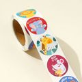 Cute Stickers Labels Roll Round Cartoon Labels for Envelope Seals Stickers Cards Gift Boxes Decoration White image 4