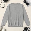 Kid Girl 100% Cotton Solid Color Button Design Knitwear Cardigan Light Grey