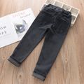 Toddler Girl Trendy Denim Skinny Jeans Black image 2