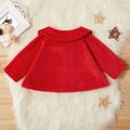Baby / Toddler Pretty Fleece Bowknot Decor Coat Red image 2