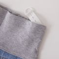 Shorts jeans rasgados com bainha crua para apoio de barriga de maternidade Azul claro 01 image 1