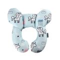 Cartoon Baby Travel Pillow Infant Head and Neck Support Pillow for Car Seat Pushchair Turquoise image 1