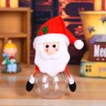 Santa Claus Snowman Candy Jar Christmas Gift Bags Chocolate Cookie Candy Storage Bottle Red image 4