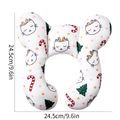 Baby Travel Pillow Infant Head and Neck Support Pillow for Car Seat & Pushchair Newborn Infant Head & Neck Cushion White