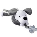 Soft Plush Toy Pacifier Holder with Detachable Pacifier for 0-40 Months Color-B