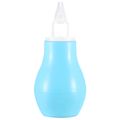 Aspirador nasal de bebê de silicone seguro para recém-nascidos limpador de muco sugador de muco pinças de sucção Azul image 1