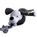 Soft Plush Toy Pacifier Holder with Detachable Pacifier for 0-40 Months Color-B image 3
