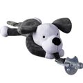 Soft Plush Toy Pacifier Holder with Detachable Pacifier for 0-40 Months Color-B image 4