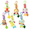 Baby Hanging Teething Rattle Toys Soft Activity Crib Stroller Toys Animal Shape for Toddlers Baby Girls Baby Boys Green image 1