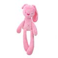 7.8''/15.6'' Soft Adorable Animal Rabbit Baby Pillow Infant Sleeping Stuff Toys Baby 's Playmate Toddler Gift Pink image 1