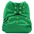 Asenappy Solid Color Cloth Diaper Cover Waterproof Baby Washable Diapers Reusable Cloth Nappies Fit Dark Green