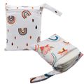 Cloth Diaper Bag Portable Wet Dry Bag for Travel Beach Pool Stroller Color-A image 1