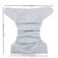 Cartoon Baby Washable Adjustable Cloth Diaper Waterproof Breathable Eco-friendly Diaper Color-A image 5