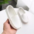 Toddler / Kid Solid Elegant Casual Leather Shoes White image 1