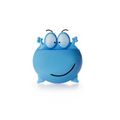 Wandsauger, niedlicher Cartoon-Frosch, Kunststoff, Zahnbürstenhalter, Badezimmer-Organizer blau image 1