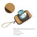 Baby Wet Wipes Dispenser Portable Refillable Wipes Holder Reusable Wipes Container (Without Wipes) Brown image 2