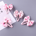 8-pack hairpins bonitas bowknot para meninas Rosa