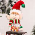 decoração de natal boneca elfo árvore de natal decoração pingente festa festival decoração crianças criança presente Branco image 5