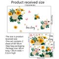 Flower Butterfly Wall Stickers Removable Wall Stickers Wall Art Decal Decor for Home Living Room Bedroom Background Decoration Multi-color image 1