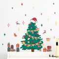 Christmas Tree Wall Stickers Wall Art Decals for Xmas Kindergarten Room Living Room Background Decoration Multi-color image 4