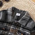 Baby Boy/Girl Button Front Thickened Plaid Jacket Multi-color image 4