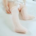 Baby Girl Letter Print Solid Antiskid Stockings  Light Pink image 2