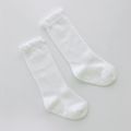 Baby Girl Letter Print Solid Antiskid Stockings  White image 1