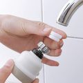 360 Degree Adjustable Faucet Pressurized Shower Household Tap Water Splash-proof Filter Kitchen Water Saving and Bubbler Filter White image 5