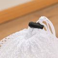 1pc/3pcs Mesh Laundry Bag with Drawstring, Bra Underwear Products Household Cleaning Tools Accessories Laundry Wash Care White image 5