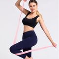 Flat Stretch Resistance Bands Strength Training Exercise Bands for Yoga Pilates Home Gym Fitness Outdoor Pink