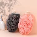 2 In 1 Exfoliating Mitts Towels Bath Pouf Mesh Brushes Bath Bathroom Accessories Pink image 3