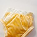 2pcs Tie Dyed Long-sleeve Velvet Yellow Baby Set Ginger