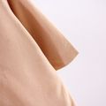 Solid Double Breasted Long-sleeve Baby Coat Cloak Khaki image 4