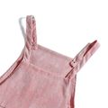 Casual Solid Maternity Strap Dress Pink