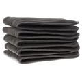 2 Pcs  Four-layer Reusable Inserts Super Absorbent Bamboo Charcoal Diaper Inserts Black image 5